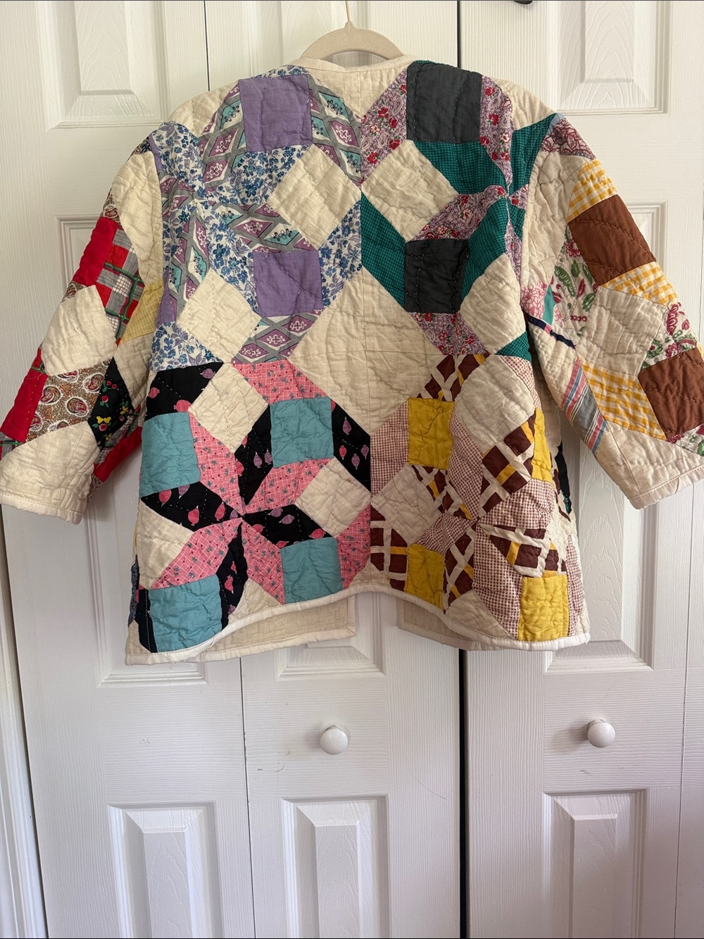 Handmade Patchwork Quilted Jacket - Picture 3 of 6